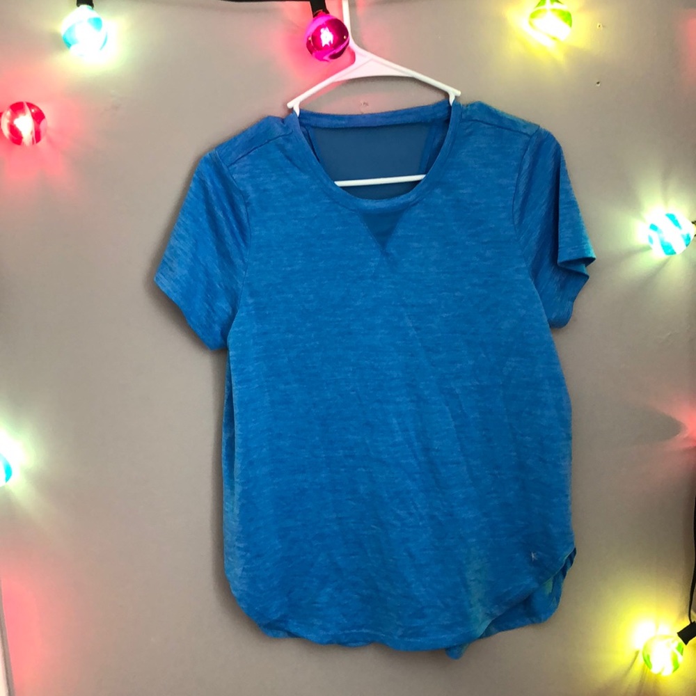 Light blue athletic shirt